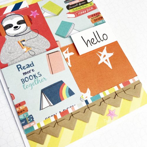 Book Lovers Card Tutorial by Teri Anderson for Scrapbook Adhesives by 3L