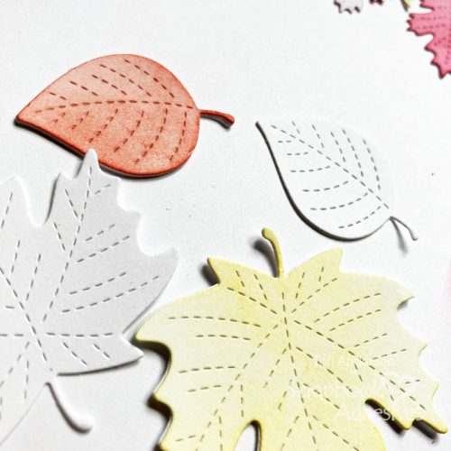 Fall Leaves Thanks Card by Teri Anderson for Scrapbook Adhesives by 3L