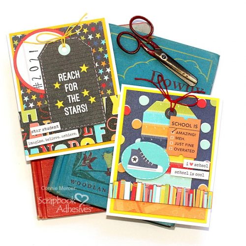 School Life Card Tutorial by Connie Mercer for Scrapbook Adhesives by 3L 