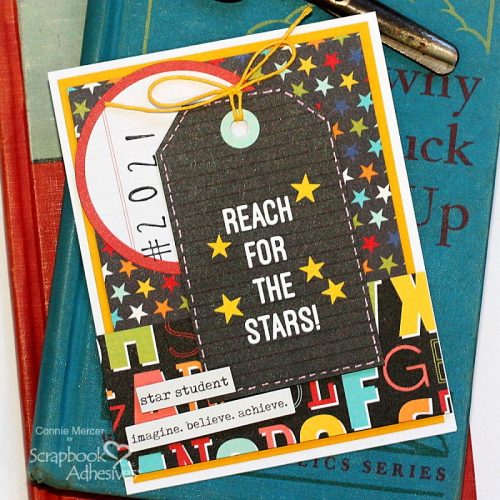 School Life Card Tutorial by Connie Mercer for Scrapbook Adhesives by 3L 