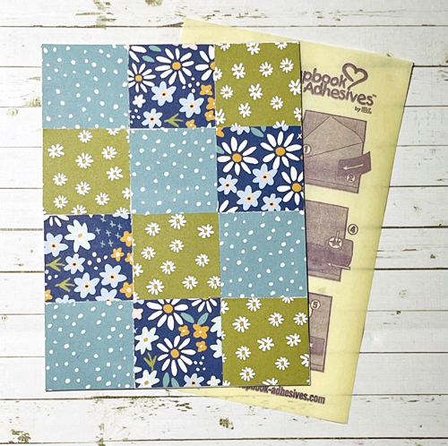 Patchwork Follow Your Heart Card by Linda Lucas for Scrapbook Adhesives by 3L