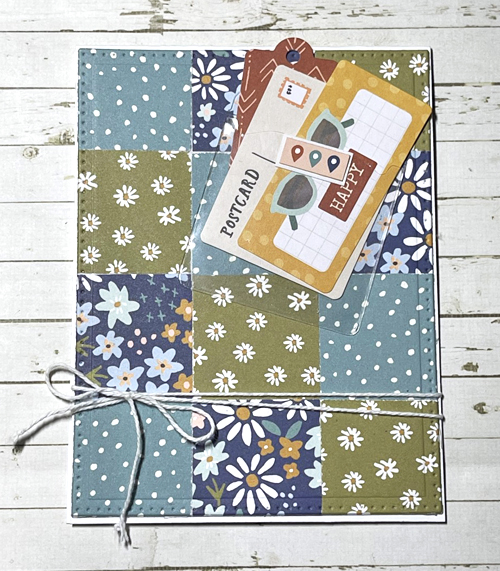 Patchwork Follow Your Heart Card by Linda Lucas for Scrapbook Adhesives by 3L
