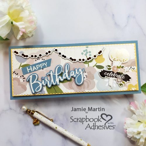 Celebrate Birthday Card and Gift Box by Jamie Martin for Scrapbook Adhesives by 3L