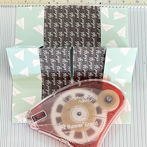 School Life Mini Tag Album by Linda Lucas for Scrapbook Adhesives by 3L