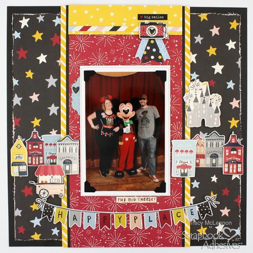 Happy Place Layered Embellishments by Tracy McLennon for Scrapbook Adhesives by 3L