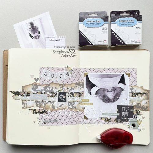 True Love Art Journal by Yvonne van de Grijp for Scrapbook Adhesives by 3L