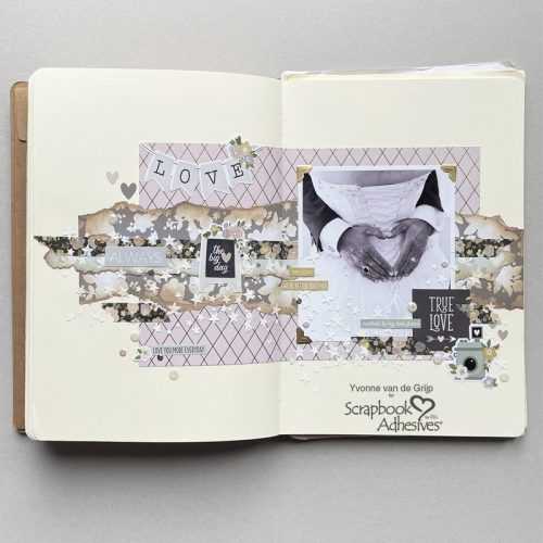 True Love Art Journal by Yvonne van de Grijp for Scrapbook Adhesives by 3L