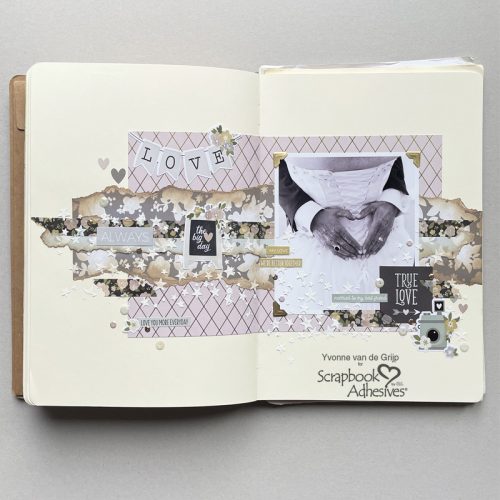 True Love Art Journal by Yvonne van de Grijp for Scrapbook Adhesives by 3L 