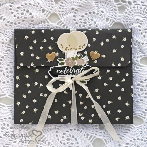 Folio Pocket Wedding Card by Judy Hayes for Scrapbook Adhesives by 3L