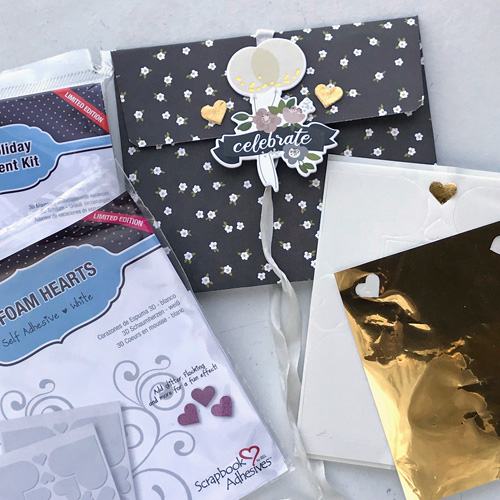 Folio Pocket Wedding Card by Judy Hayes for Scrapbook Adhesives by 3L