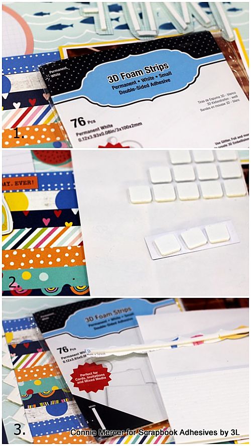 Good Fun Page with Simple Stories by Connie Mercer for Scrapbook Adhesives by 3L