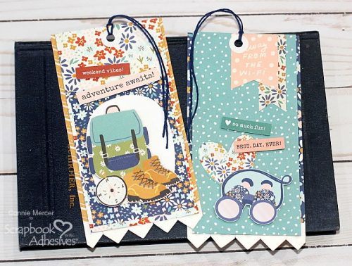 Adventure Awaits Travel Tags by Connie Mercer for Scrapbook Adhesives by 3L