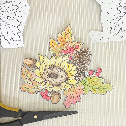 Fall Slimline Gatefold Card by Margie Higuchi for Scrapbook Adhesives by 3L