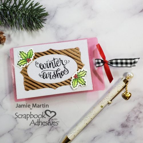 Winter Wishes Christmas Gift Tag by Jamie Martin for Scrapbook Adhesives by 3L