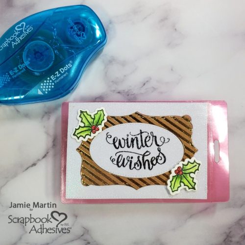 Winter Wishes Christmas Gift Tag by Jamie Martin for Scrapbook Adhesives by 3L