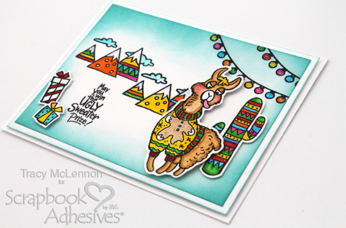 Fun and Festive Card by Tracy McLennon for Scrapbook Adhesives by 3L 