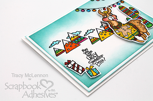 Fun and Festive Card by Tracy McLennon for Scrapbook Adhesives by 3L 