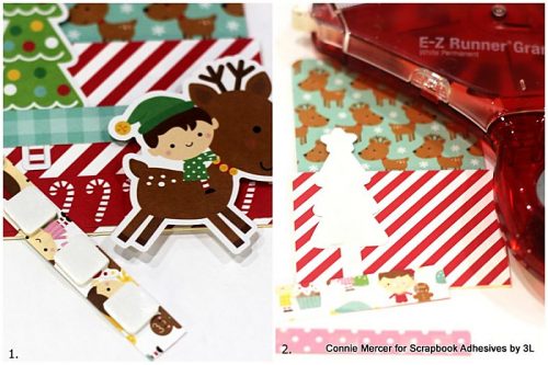 DIY Christmas Tree Gift Holder by Connie Mercer for Scrapbook Adhesives by 3L