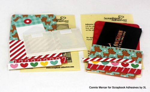 DIY Christmas Tree Gift Holder by Connie Mercer for Scrapbook Adhesives by 3L