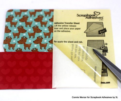 DIY Christmas Tree Gift Holder by Connie Mercer for Scrapbook Adhesives by 3L