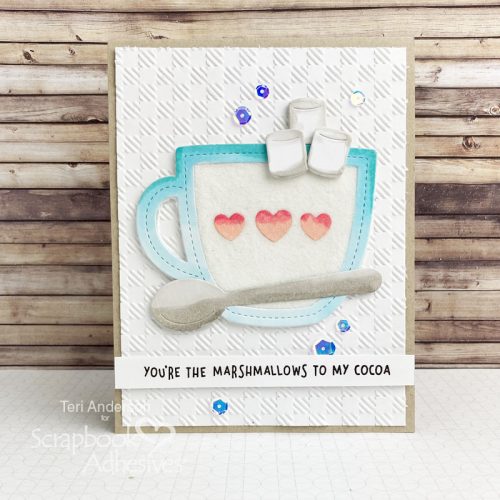 Warm Cocoa Wishes Cards by Teri Anderson for Scrapbook Adhesives by 3L