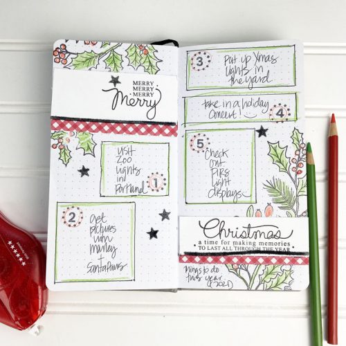 Documenting December Plans by Teri Anderson for Scrapbook Adhesives by 3L 