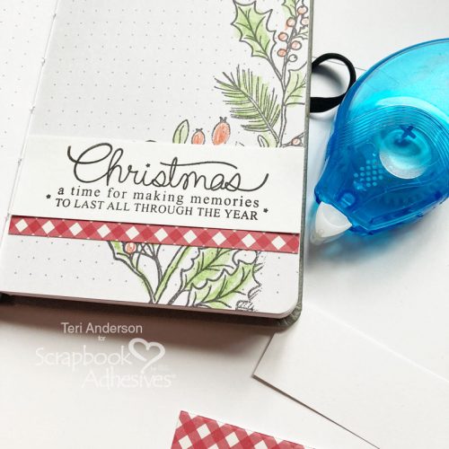 Documenting December Plans by Teri Anderson for Scrapbook Adhesives by 3L 