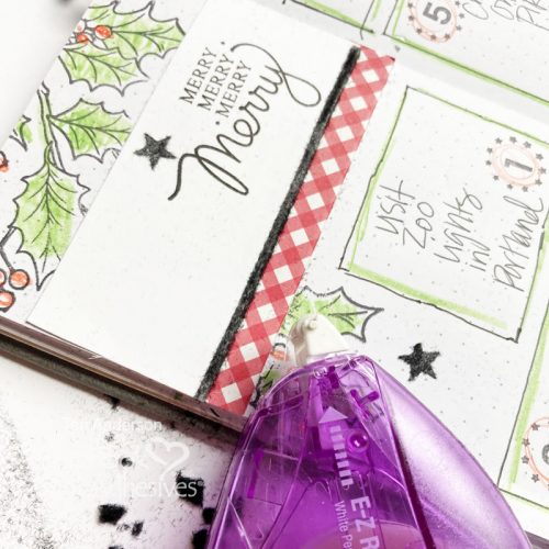 Documenting December Plans by Teri Anderson for Scrapbook Adhesives by 3L