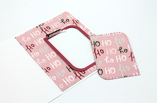 Quick and Easy JOY Shaker Pouch Card by Tracy McLennon for Scrapbook Adhesives by 3L 
