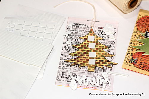 Vintage Inspired Holiday Gift Tags by Connie Mercer for Scrapbook Adhesives by 3L 