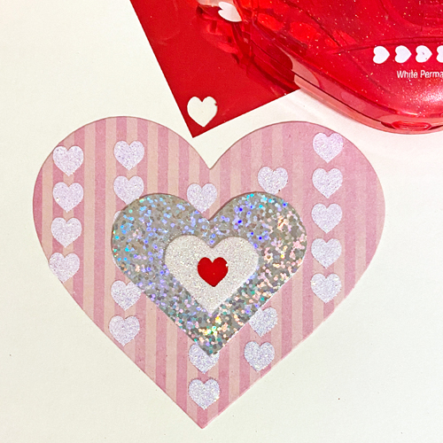 All Occasion Heartfelt Heart-Shaped Card Tutorial by Margie Higuchi for Scrapbook Adhesives by 3L