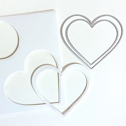 All Occasion Heartfelt Heart-Shaped Card Tutorial by Margie Higuchi for Scrapbook Adhesives by 3L