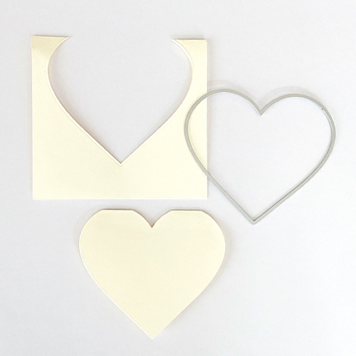All Occasion Heartfelt Heart-Shaped Card Tutorial by Margie Higuchi for Scrapbook Adhesives by 3L