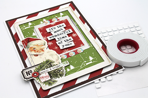 Wonderful Christmas Time Card by Tracy McLennon for Scrapbook Adhesives by 3L 
