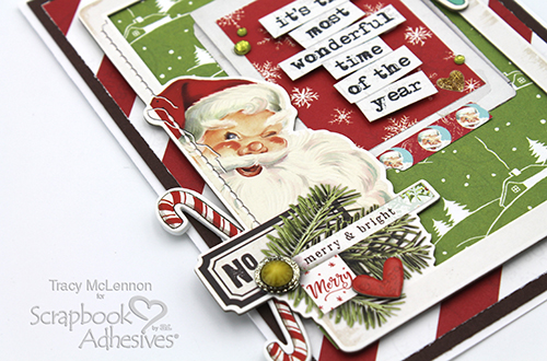 Wonderful Christmas Time Card by Tracy McLennon for Scrapbook Adhesives by 3L 