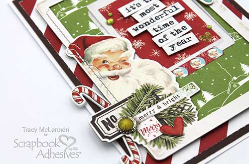 Wonderful Christmas Time Card by Tracy McLennon for Scrapbook Adhesives by 3L