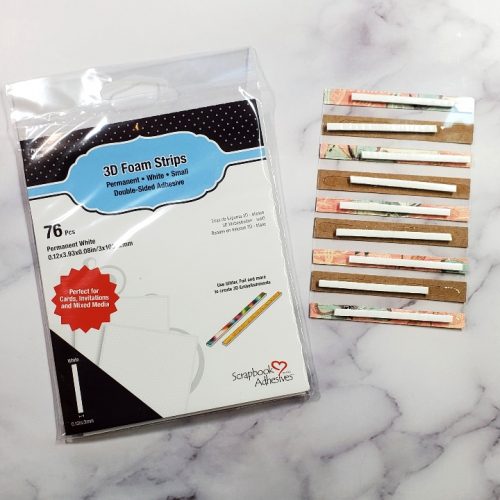 Floating Strips Background Card by Jamie Martin for Scrapbook Adhesives by 3L