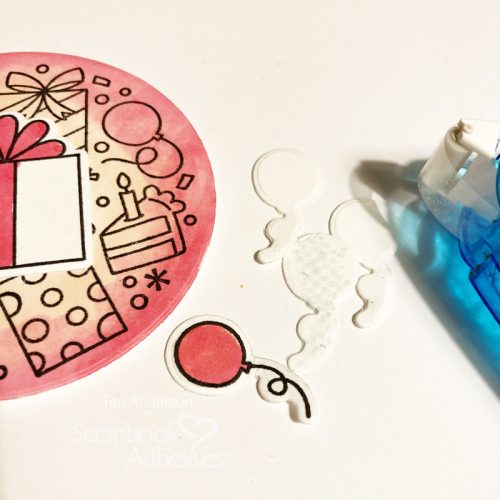 Birthday Celebration Cards Tutorial by Teri Anderson for Scrapbook Adhesives by 3L