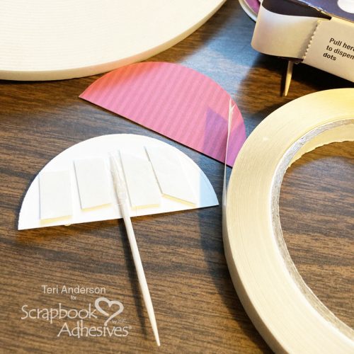 Donut Picks for Valentine's Day by Teri Anderson for Scrapbook Adhesives by 3L 