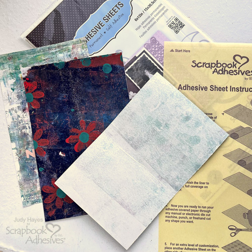 Covered Mini Notebooks by Judy Hayes for Scrapbook Adhesives by 3L