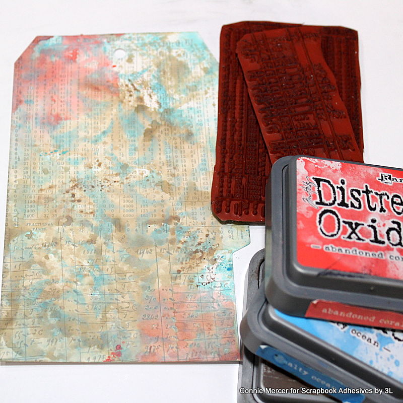Be Still and Listen Mixed Media Tag by Connie Mercer for Scrapbook Adhesives by 3L