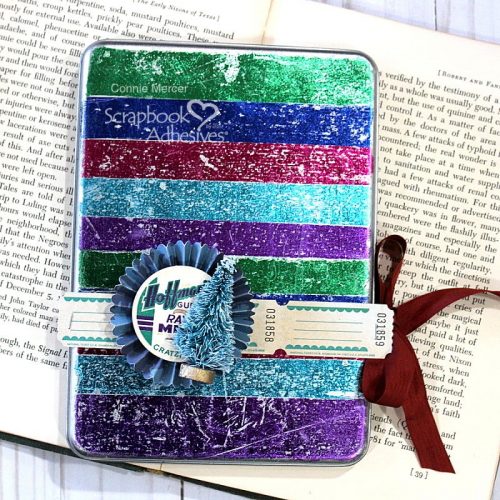 Metallic Foil Gift Tin by Connie Mercer for Scrapbook Adhesives by 3L 