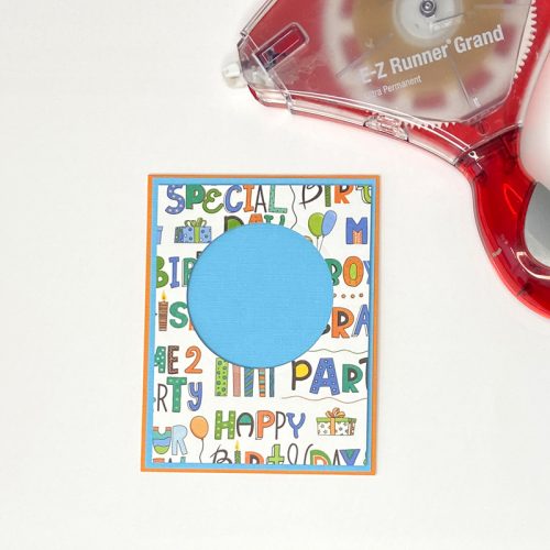 Birthday Balloon Shaker Card by Margie Higuchi for Scrapbook Adhesives by 3L 