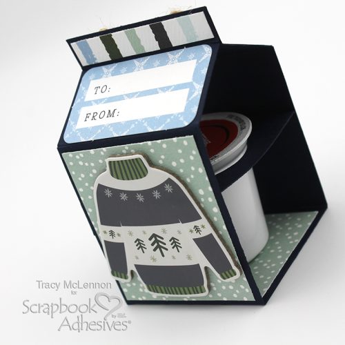 Winter K-Cup Gift Holder by Tracy McLennon for Scrapbook Adhesives by 3L Blog