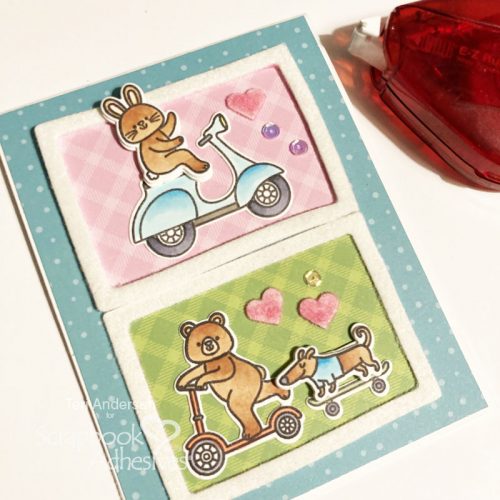 Wheelie Miss You Card by Teri Anderson for Scrapbook Adhesives by 3L