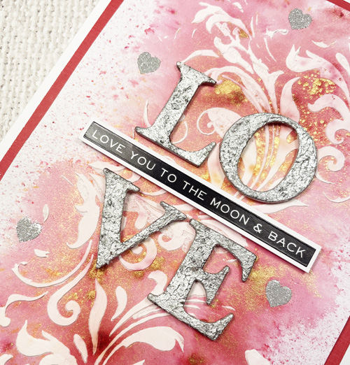 Love You to the Moon & Back Card by Yvonne van de Grijp for Scrapbook Adhesives by 3L 