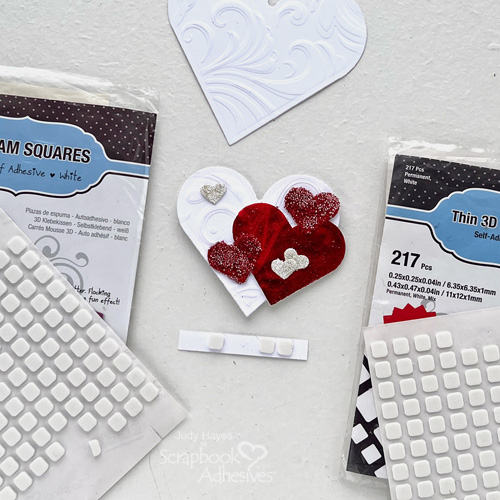 You are So Loved Hearts Card by Judy Hayes for Scrapbook Adhesives by 3L