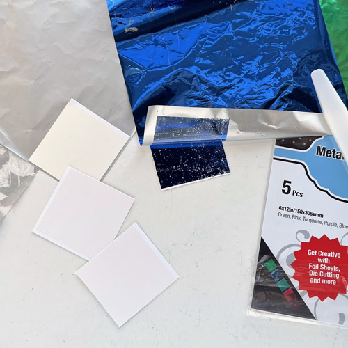 Foiled Winter Joy Card by Judy Hayes for Scrapbook Adhesives by 3L