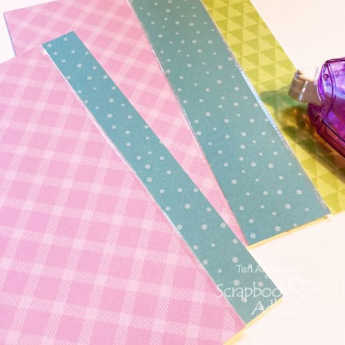 Colorful Bonjour Cards by Teri Anderson for Scrapbook Adhesives by 3L