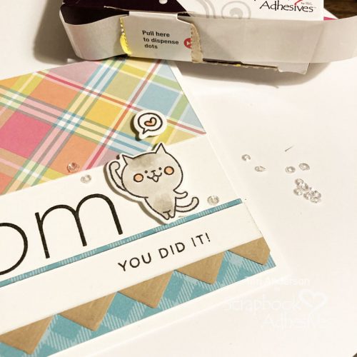 Boom and Hello Cute Cat Cards by Teri Anderson for Scrapbook Adhesives by 3L